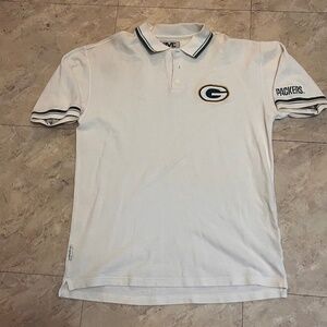 Vintage 90’s Mirage Green Bay Packers Polo Shirt Medium